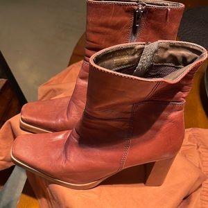 Cognac boots size 10